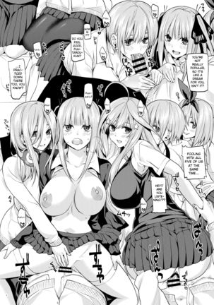 Gobun no Go -Nakano-ke Itsutsugo Harem END- | Five Fifths -Nakano Quintuplets' Harem END- Page #5