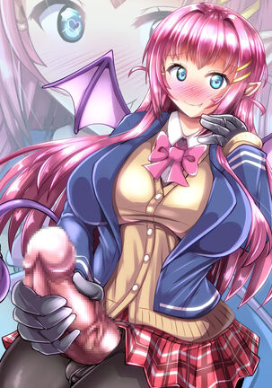 Futanari Kuro Tights no Succubus JK ni Oshiri Horaretai Page #27
