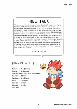 Dice Pizza Page #34