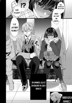 Densha de Mainichi Tonari ni Suwatte kuru Kawaii Ko ga Josou shita Otoko datta The Cute Girl Who Sat Next to Me on the Train Everyday is Actually A Crossdressing Guy  español - Page 6