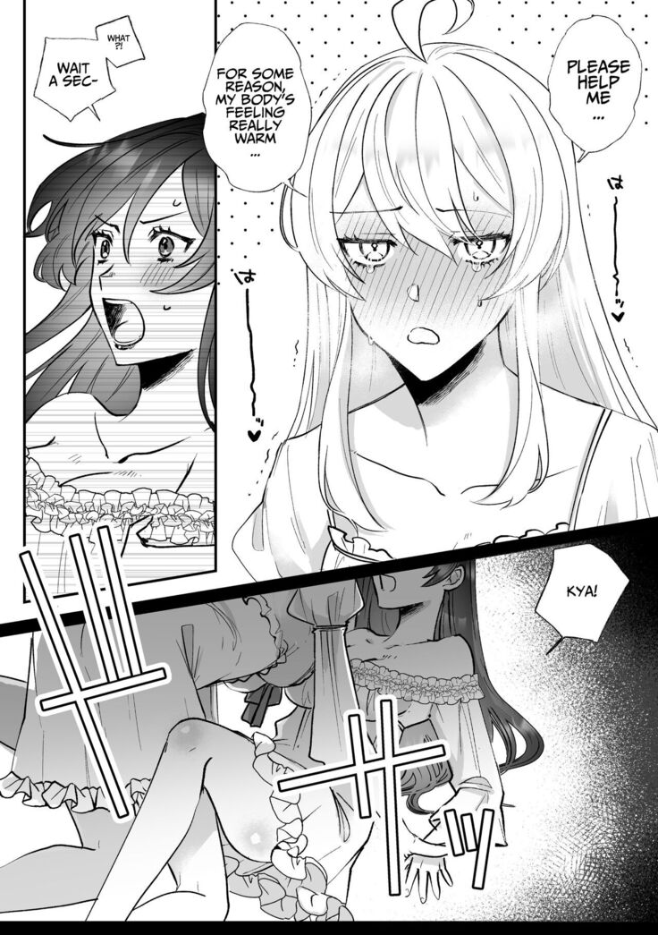 Danzai Route o Kaihi Shiyou to Shita Akuyaku Reijou wa Futanari Seijo no Imouto ni Dekiai Saremashita