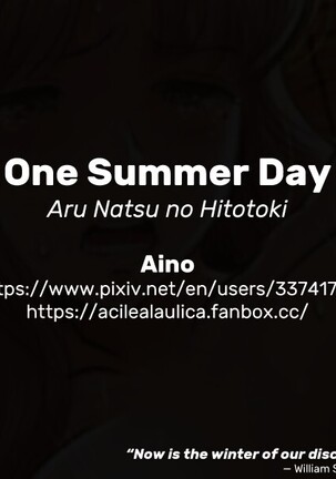Aru Natsu no Hitotoki | One Summer Day