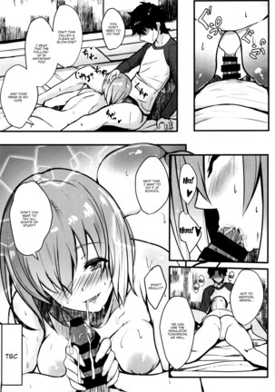 Mash to Koukou Seikatsu Seifuku Hatsu Ecchi Hen | Having a Lewd Highschool Life With Mash - Page 23