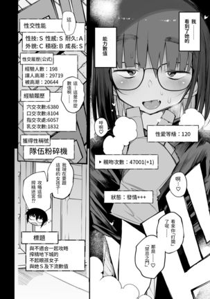 Sakusei Dungeon Kouryaku ni Mukanai Jimiko no S-kyuu Dosukebe Status - Page 12