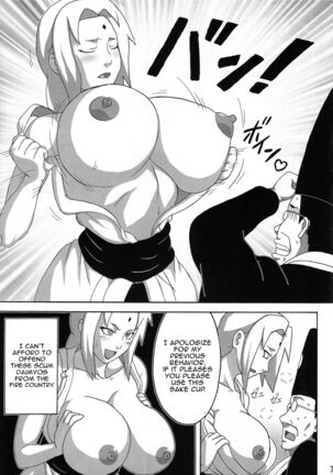 Tsunade no Insettai | Tsunade's Lewd Reception-Party Page #8