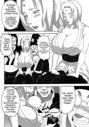 Tsunade no Insettai | Tsunade's Lewd Reception-Party