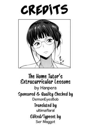 The Home Tutor's Extracurricular Lesson Page #21