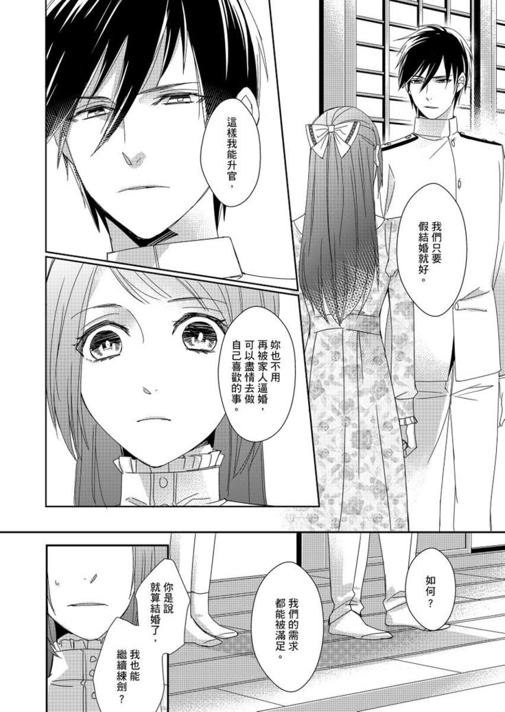 Do-S Gunjin to Itsuwari no Shoya ─ Airashii Koe de Nake | 與抖S軍人的偽婚初夜—再叫得可愛一點吧 Ch.1-6