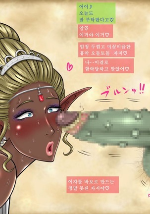 Ochichau Elf no Joou-sama  |  함락된 엘프 여왕님 Page #28