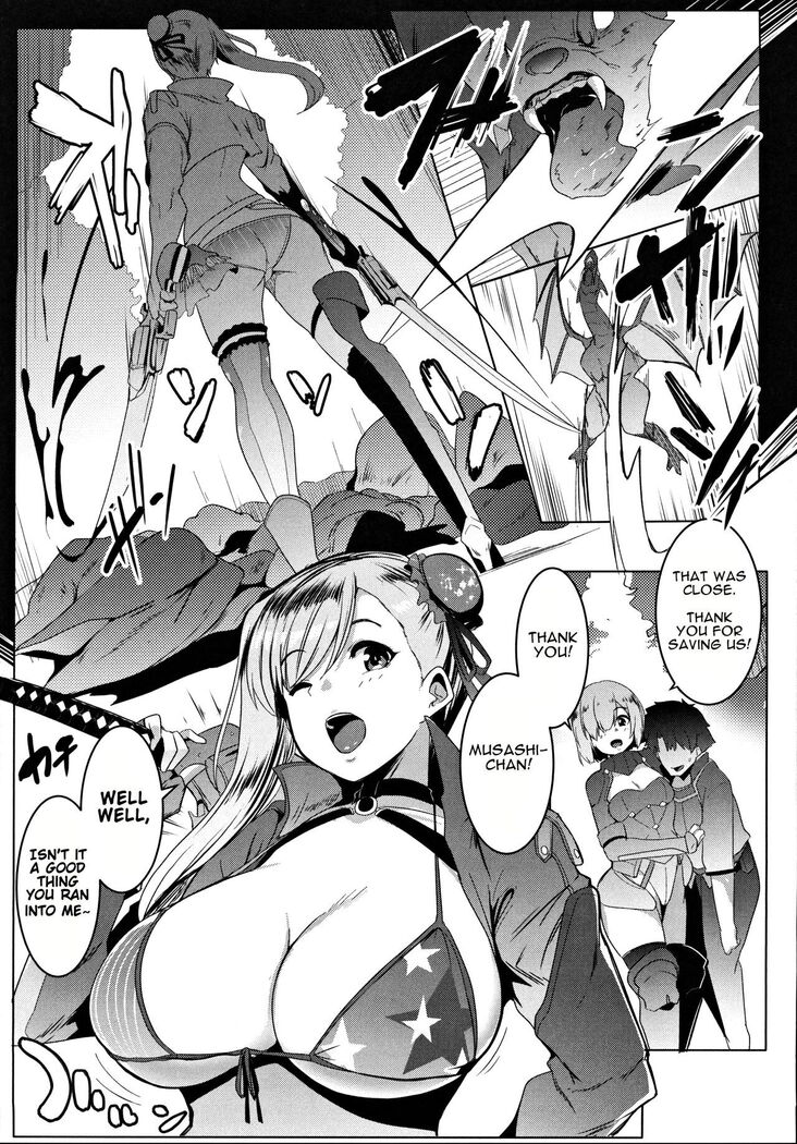 (C97) [Hitsuji Kikaku (Muneshiro)] Musashi-chan to PakoCam | Musashi-Chan's Fuck Fest (Fate/Grand Order) [English] [Darg777]