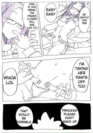 The princess is fucked in her sleep by an entourage of geeks Page #15