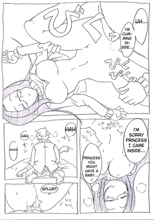 The princess is fucked in her sleep by an entourage of geeks Page #19