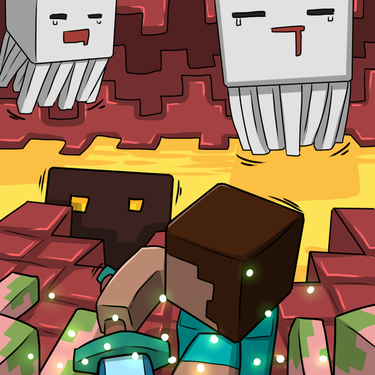 Minecraft <Koukou Daibouken> Ch.1-3