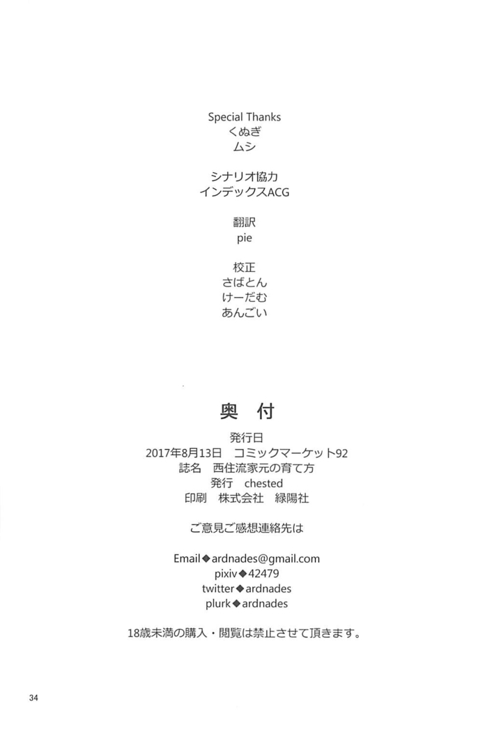 Nishizumi-Ryuu Iemoto no Sodatekata