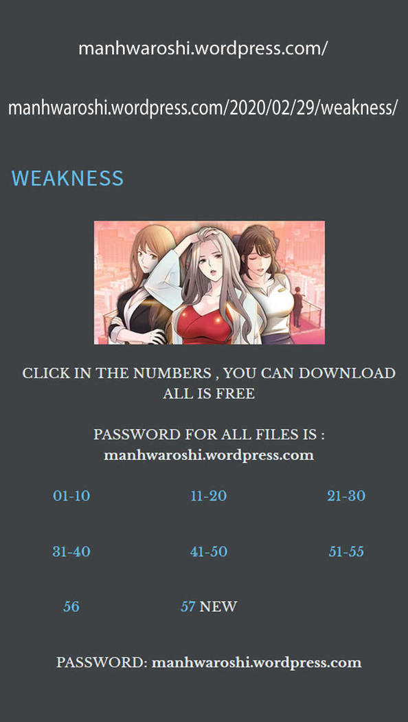 WEAKNESS RAW 01-04