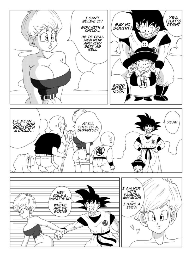 Reunion - Goku and Bulma - Story and Art by BetterZ