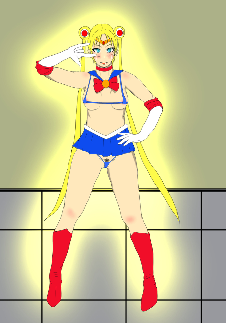 Kusuguri Rape Shokeinin vs Sailor Senshi