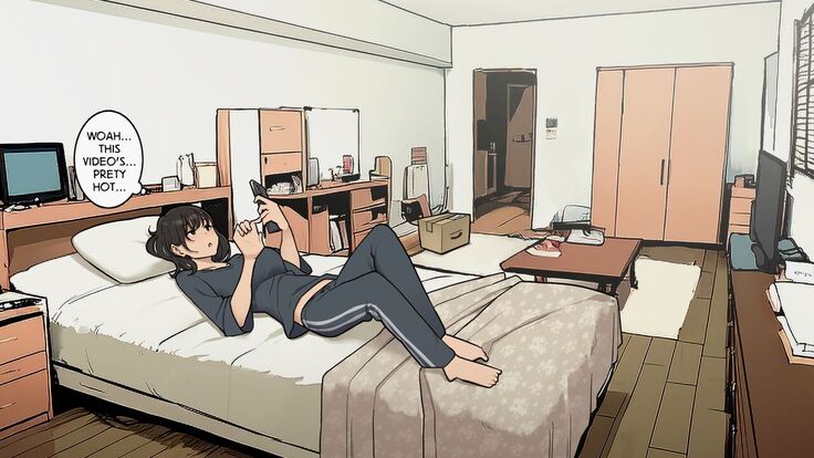 Takuhaibin no Uketorikata ga Dandan Darashinaku Natte Iku OL-chan | A Woman Whose Greetings to the Delivery Man Gradually Get Sloppier