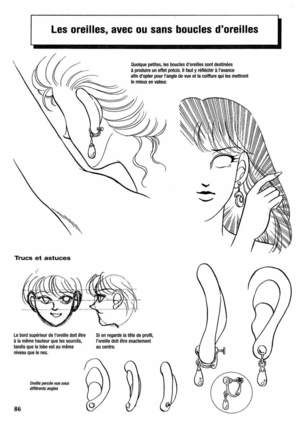 Le dessin du Manga 04 - Personnages feminin, Attitudes, Expressions ] Page #87