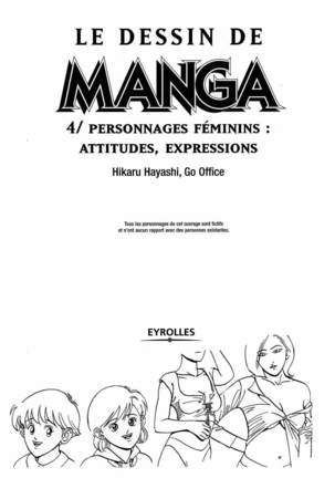 Le dessin du Manga 04 - Personnages feminin, Attitudes, Expressions ] - Page 4