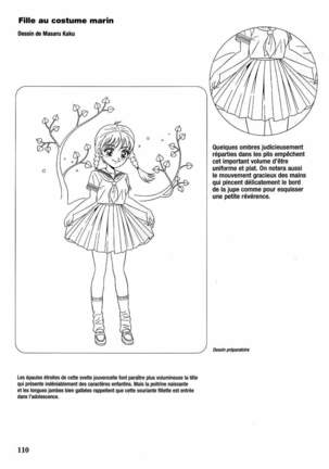 Le dessin du Manga 04 - Personnages feminin, Attitudes, Expressions ] Page #111