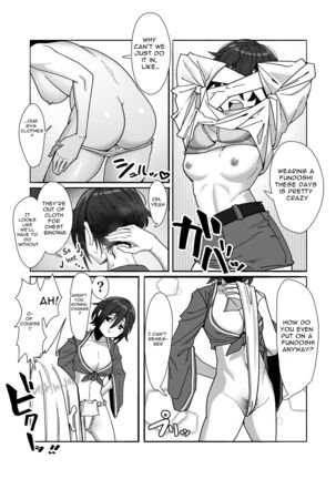 Lez Girls ~Lovely Loincloth Rubb'n~ Page #8