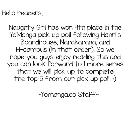 Naughty Girl Ch. 1-5