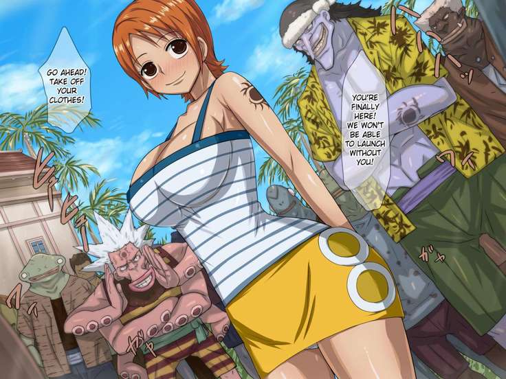 Female Navigator Who Earns Money from Fishmen by Using Her Body