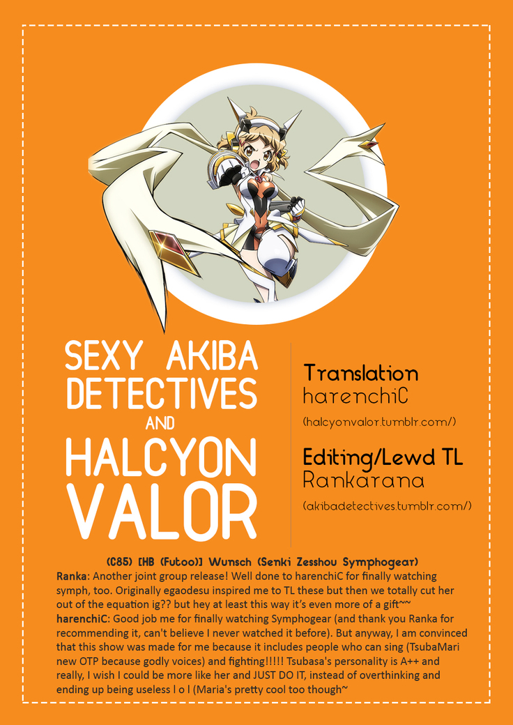 Wunsch   {Halcyonvalor & Sexy Akiba Detectives}