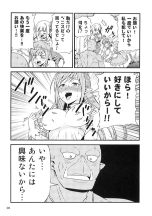 Hentai Elf to Majime Orc 4 - A crazy elf and a serious orc - Page 27