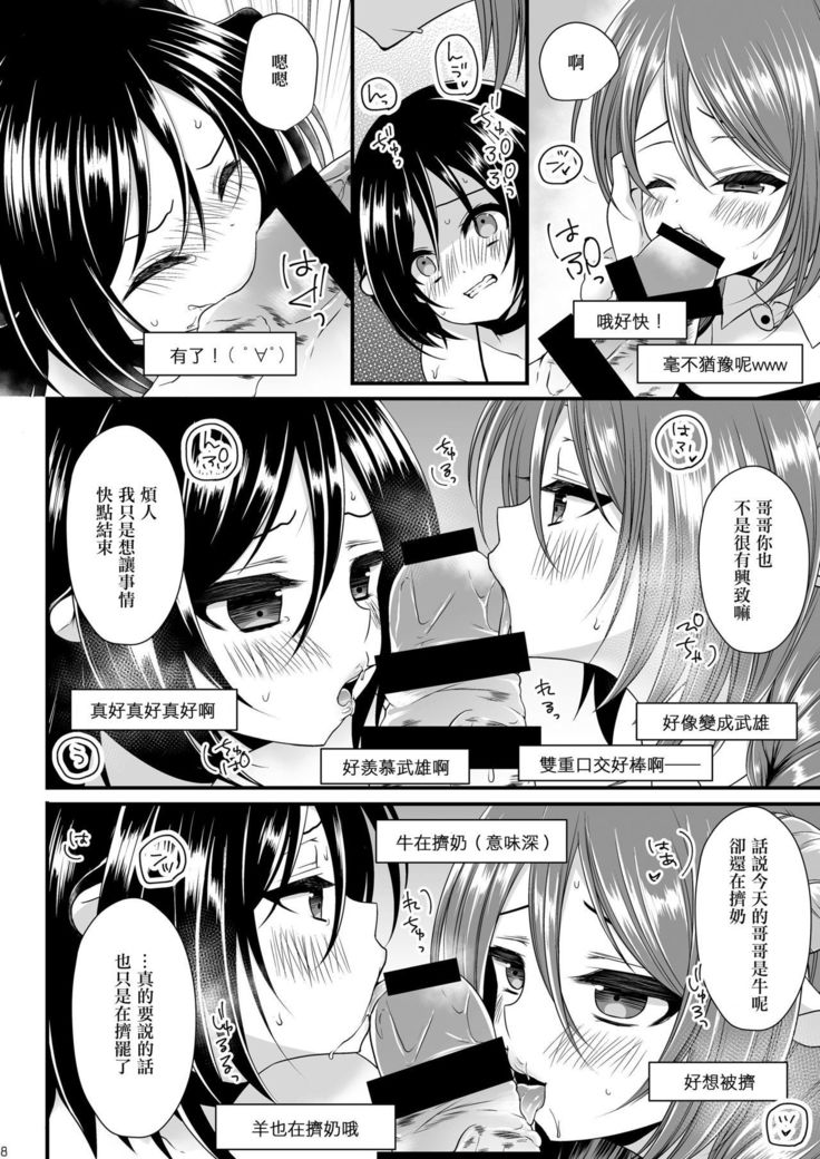 Sakunyuu Otokonoko × Gyaku Suikan Namahousou