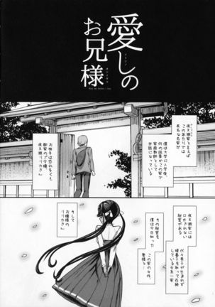 Itoshi no Onii-sama Lilim's Gaiden - Page 3