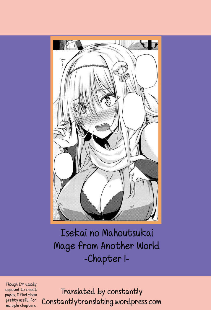 Isekai no Mahoutsukai Ch. 1