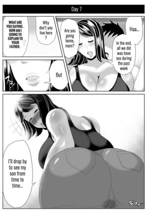 Kaa-san to Atsui Isshuukan - Page 37