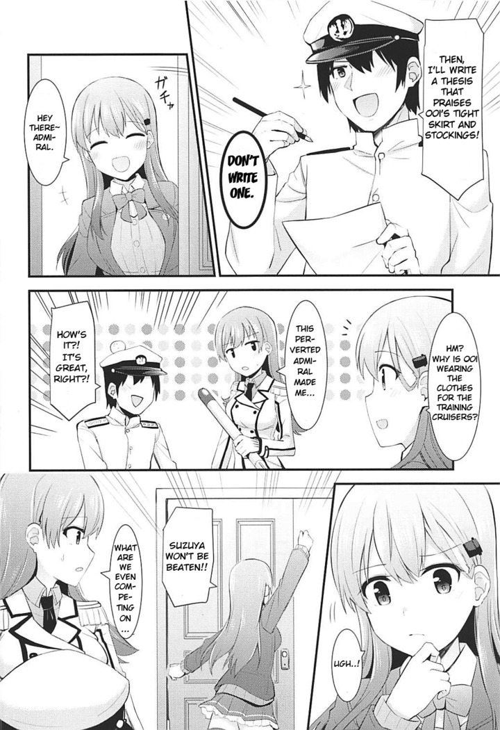 Renshuukan Ooi no Ishou Shoubu |  Training Cruiser Ooi's Outfit Competition