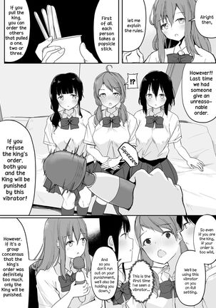 Yuri Zuki Joshi ga Nandemoari no Ousama Game Yatta Kekka... Page #9