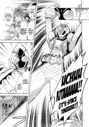 Magical Girl x Kamen Rider, Sayaka & Fourze - Great War of Mitakihara MAGIMIX - Page 16
