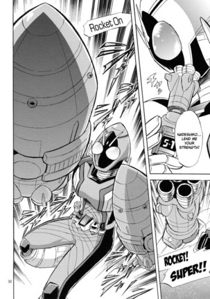 Magical Girl x Kamen Rider, Sayaka & Fourze - Great War of Mitakihara MAGIMIX - Page 31