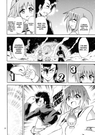 Magical Girl x Kamen Rider, Sayaka & Fourze - Great War of Mitakihara MAGIMIX Page #25