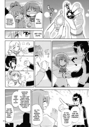 Magical Girl x Kamen Rider, Sayaka & Fourze - Great War of Mitakihara MAGIMIX - Page 35