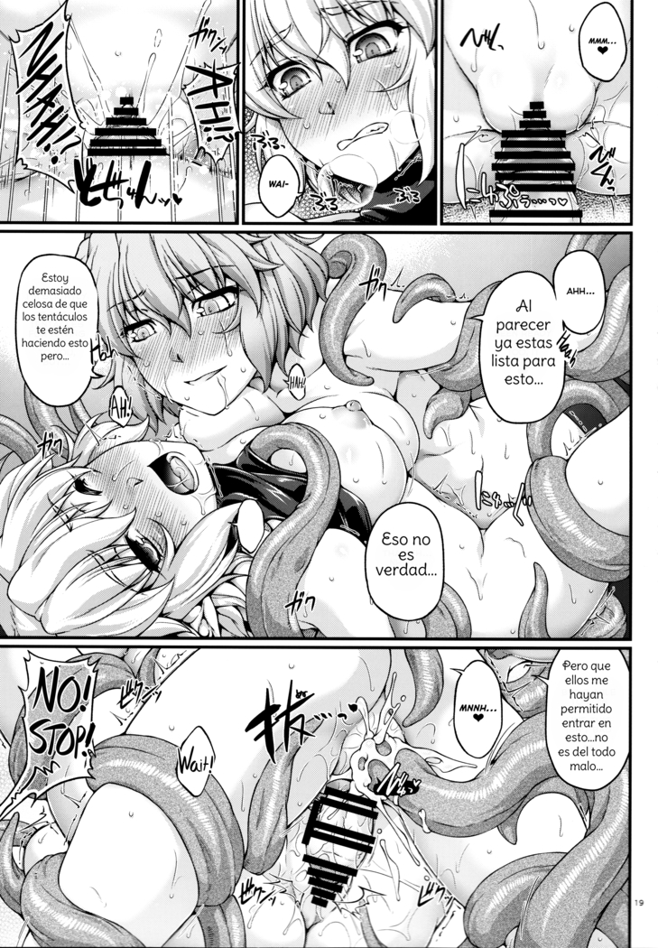 SatoPar Tentacle | Satori x Parsee And Tentacle (Touhou Project) Spanish