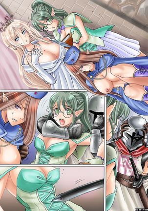 Ryoujoku Elf Musume-tachi no Gyakushuu - Otoko no Musume wa Kowai!? Page #27