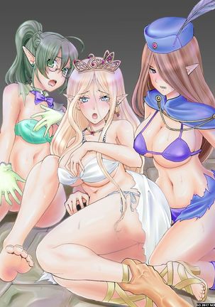 Ryoujoku Elf Musume-tachi no Gyakushuu - Otoko no Musume wa Kowai!? Page #23
