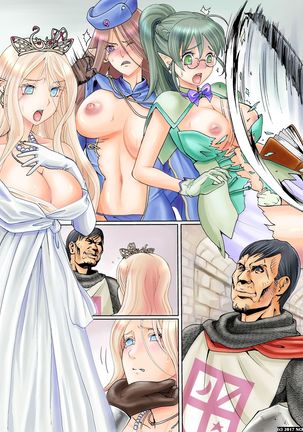 Ryoujoku Elf Musume-tachi no Gyakushuu - Otoko no Musume wa Kowai!? Page #28
