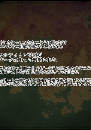 魔法少女リリィ～魔族に負けるたびに陵辱調教される物語～