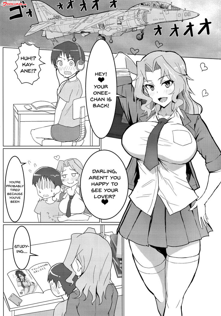 (C94) [Moruda Ramenya (Moruda)] Okei-san no Nukinuki Dosukebe Challenge | Okay-san's Dirty Lewd Challenge (Girls und Panzer) [English] {Doujins.com}