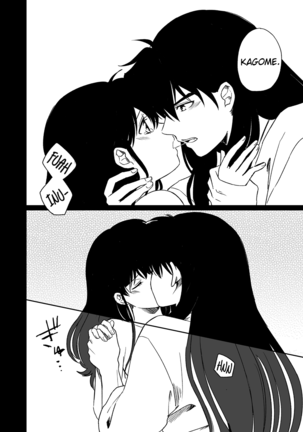 Tabi-chuu no InuKago ga Kattou Shinagara Ecchi Suru Hanashi | A story about Inuyasha and Kagome's journey and their struggles during sex Page #18