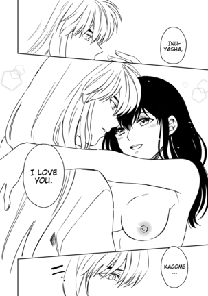 Tabi-chuu no InuKago ga Kattou Shinagara Ecchi Suru Hanashi | A story about Inuyasha and Kagome's journey and their struggles during sex Page #26