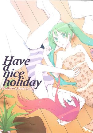 Have a nice holiday Page #1