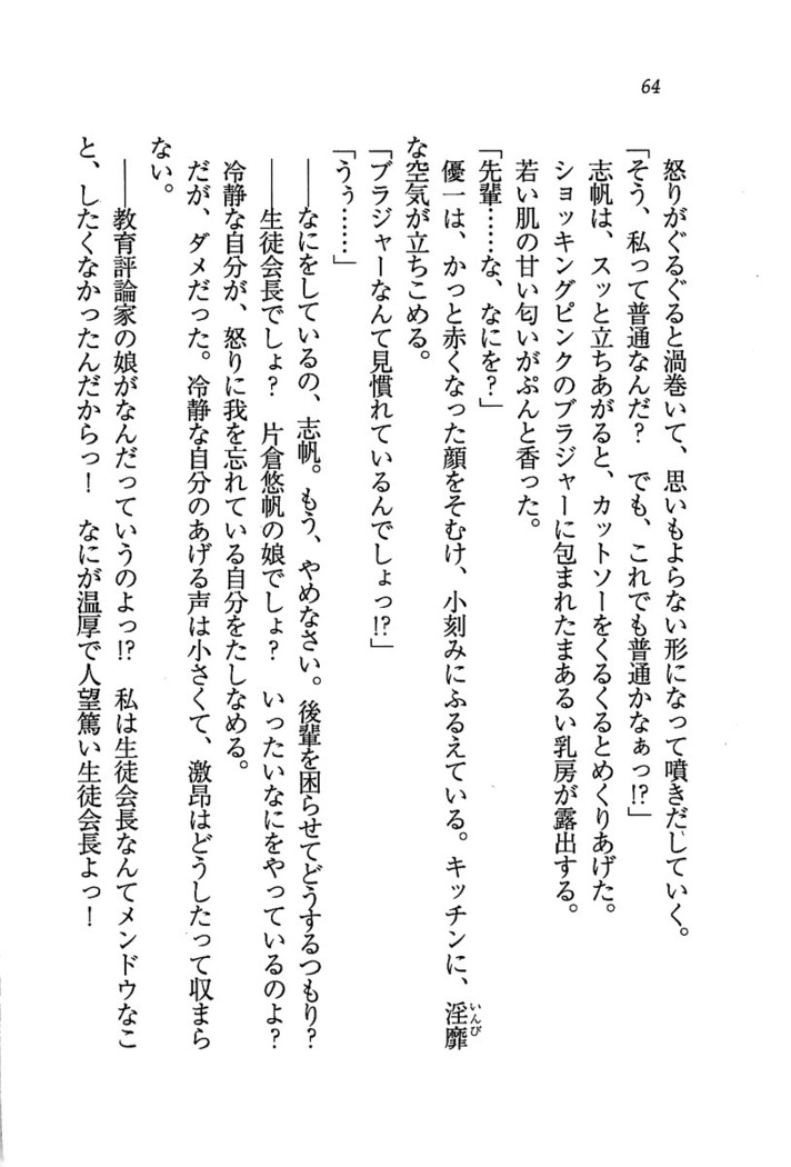 ナイショの生徒会長 放課後はキミの下着モデル